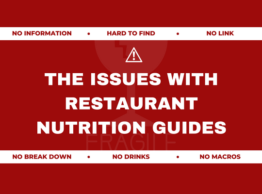 A Rant About Restaurant Nutrition Guides